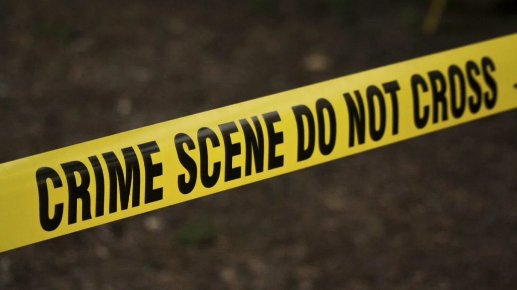 Yellow crime scene tape